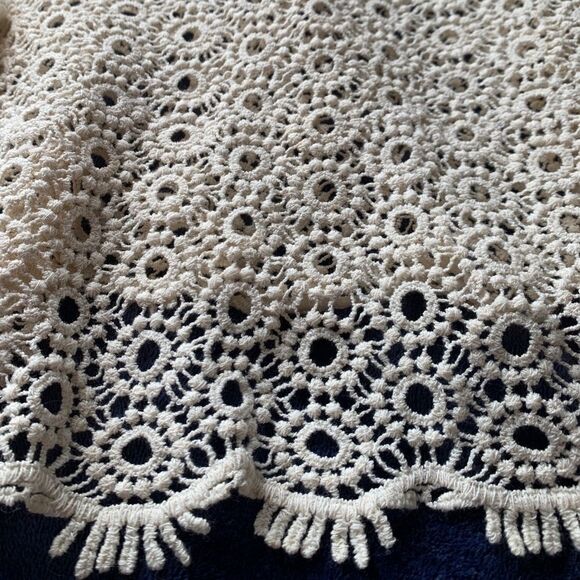 NWOT Beautiful Crop Top‎ Crochet Boho Beach Summer Style - Picture 4 of 4
